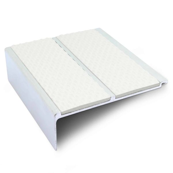 Non Slip Commercial Tredsafe Stair Nosing 91mm x 32mm PVC Insert 