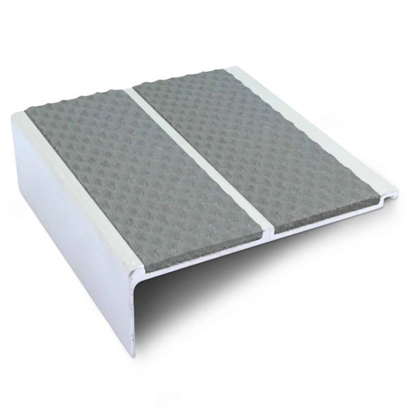 Non Slip Commercial Tredsafe Stair Nosing 91mm x 32mm PVC Insert 