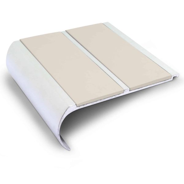 Bullnose Non Slip Commercial Stair Nosing 91mm x 35mm PVC Insert 