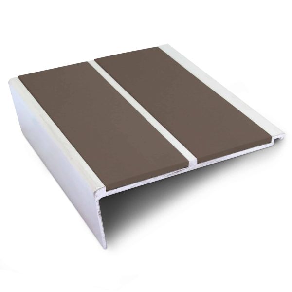 93mm x 32mm Anti Slip Commercial Stair Nosing PVC Insert Edge Trim