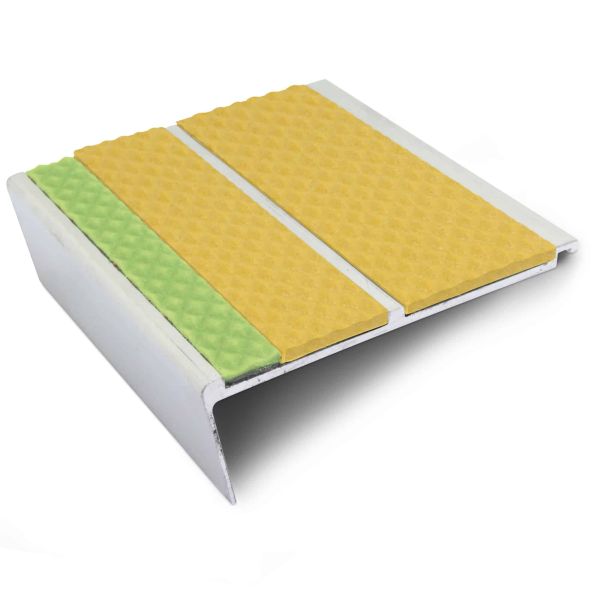 Tredsafe Commercial Stair Nosing 93mm x 32mm With PVC for Edge Protection 