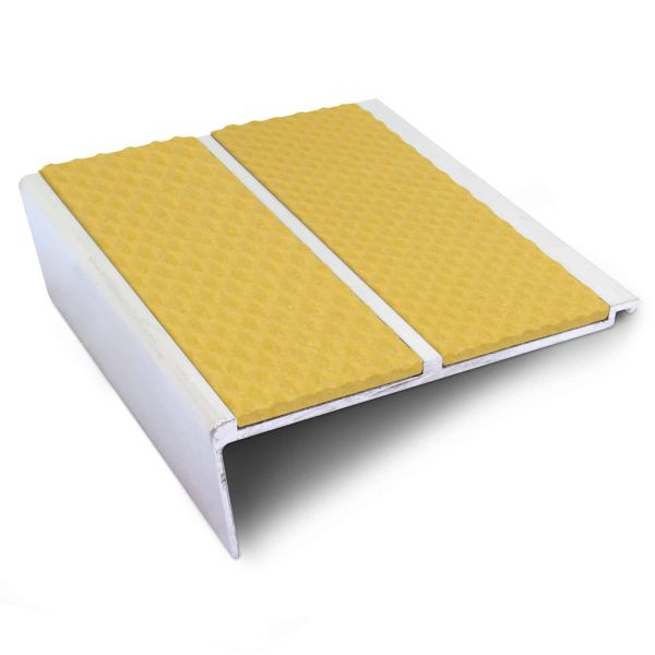 Commercial Stair Nosing with PVC Insert Tredsafe 93mm x 32mm