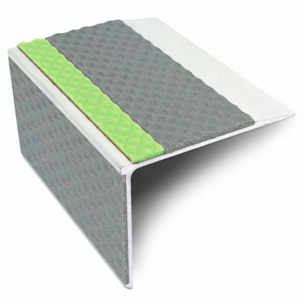 75mm x 58mm DDA Compliant Aluminium Non-Slip Stair Nosing