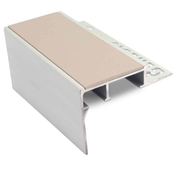 Heavy Duty 12.5mm Ceramic Tile-In Non Slip Stair Nosing 