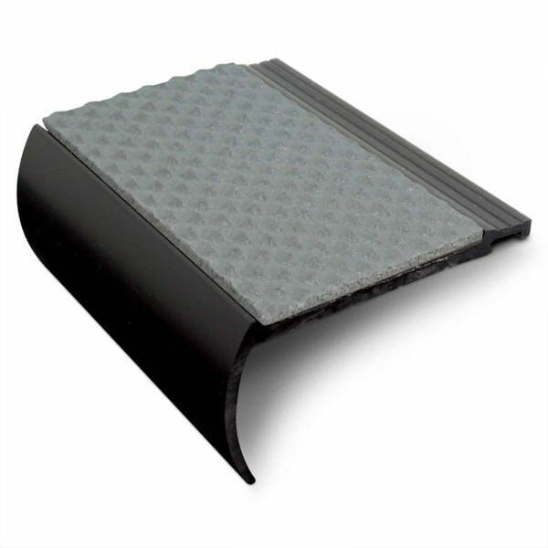 Heavy Duty 72mm x 38mm PVC Tredsafe Non-Slip Commercial Stair Nosing