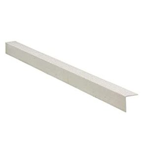  70mm x 30mm Anti-Slip Chemical Resistant Medium Grit Stair Nosing White Cover