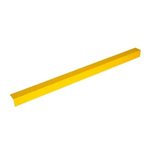 70mm x 30mm Anti-Slip Medium Grit Stair Nosing Yellow Cover 