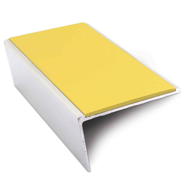 57mm x 32mm Non-Slip Aluminium Commercial Stair Nosing Edge Trim with PVC Insert