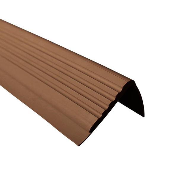 Non Slip PVC Bullnose Stair Nosing Rubber Angle Step Edge Trim