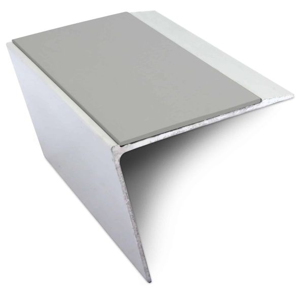 67mm x 55mm DDA Compliant Aluminium Anti Slip Stair Nosing with PVC Insert