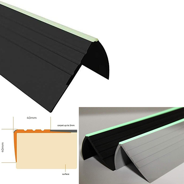 PVC Stair Edge Profile for Safety and Aesthetic Finish