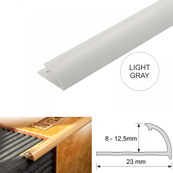 Round Edge Quadrant PVC Tile Trims