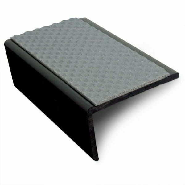 Slimline 56mm x 32.5mm Non Slip Hard Nose PVC Tredsafe Stair Nosing