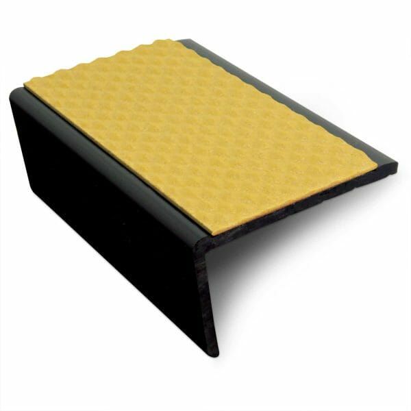 Slimline 56mm x 32.5mm Non Slip Hard Nose PVC Tredsafe Stair Nosing