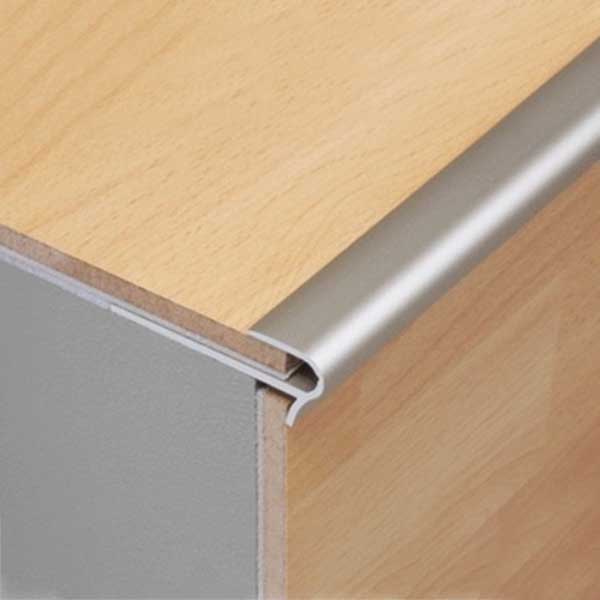 Step Floor Anodised Aluminium Stair Nosing Edge Trim for 14 to 16mm Flooring