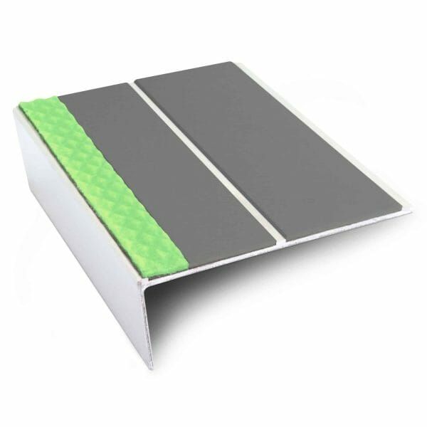 85mm x 32mm Tredsafe Aluminium Non-Slip Stair Nosing Edge Trim 