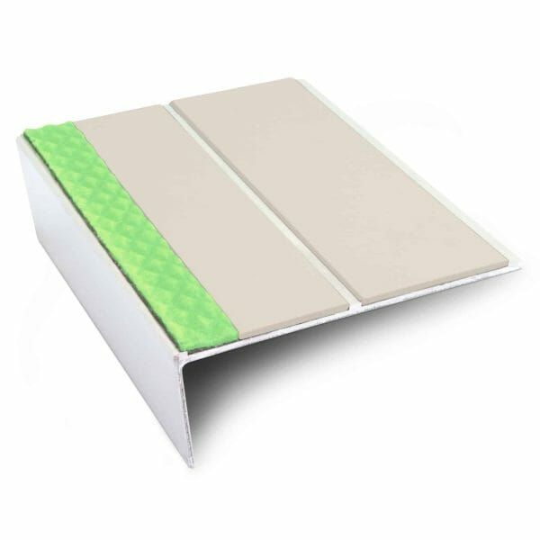 85mm x 32mm Tredsafe Aluminium Non-Slip Stair Nosing Edge Trim 