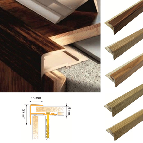 UPVC Push In Profile Stair Nosing for Stair Edges