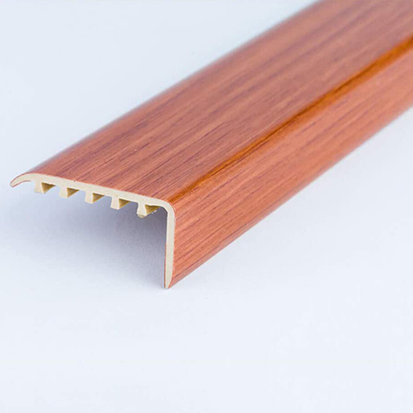 Abrasion Resistance UPVC Stair Nosing for Wooden Edge 