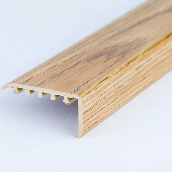 Abrasion Resistance UPVC Stair Nosing for Wooden Edge 